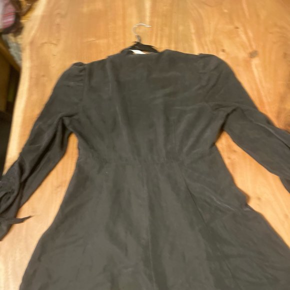 Zara Black V-Neck Dress - Picture 13 of 16